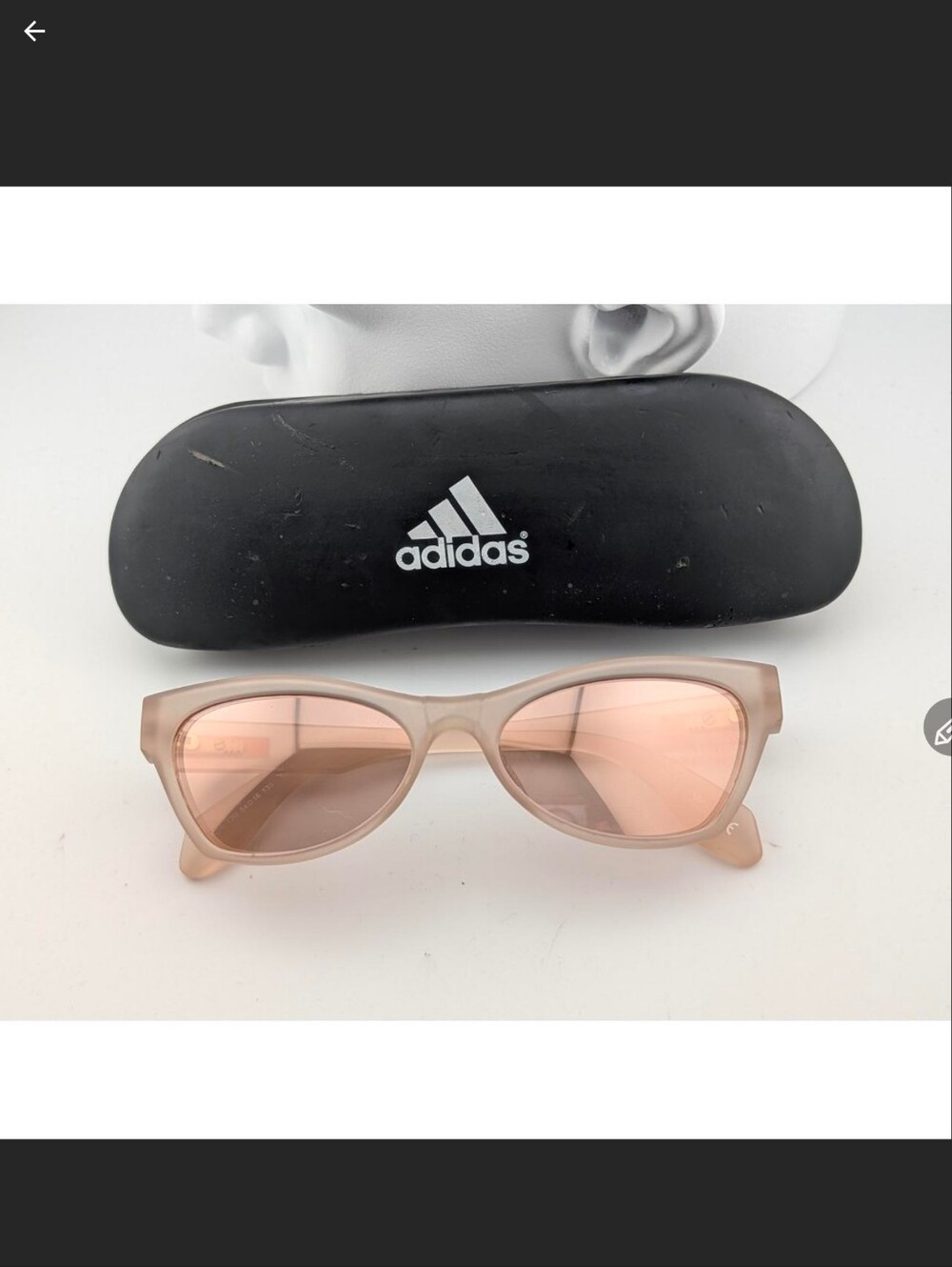 Adidas Original OR0010 73U MATTE PINK 54/16/135 Women's Sunglasses